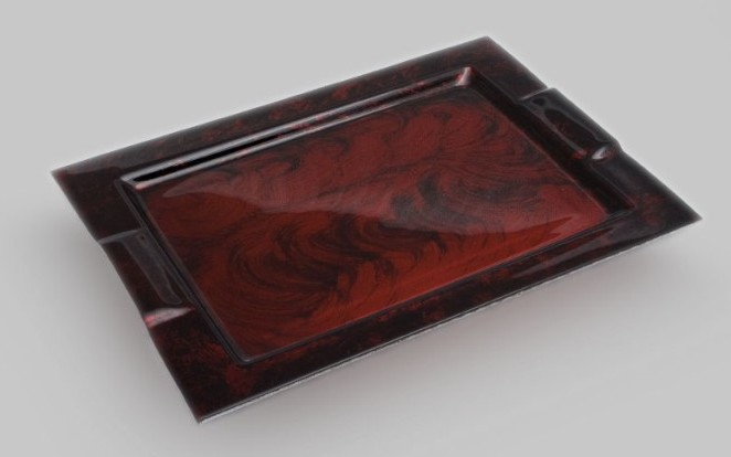 CD11829 - GOLD & SILVER LEAF TRAYS