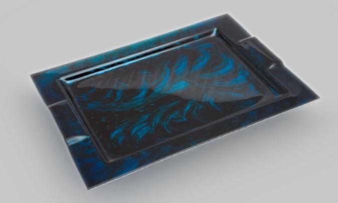 CD11831 - GOLD & SILVER LEAF TRAYS